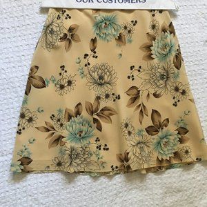 Ann Taylor Loft silk skirt